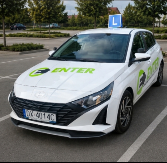 Hyundai i20 - samochód szkoleniowy ENTER we Wrocławiu
